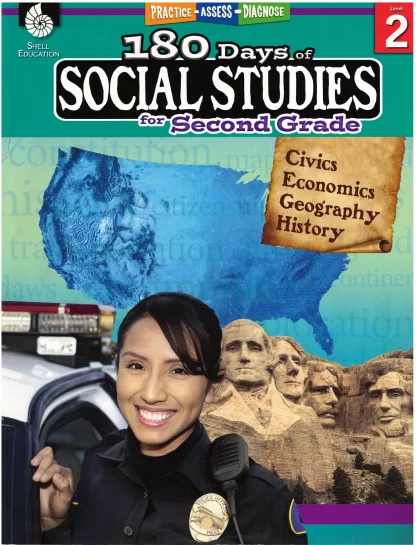 180 Days of Social Studies for Second Grade: Practice, Assess, Diagnose