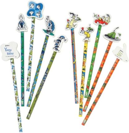 Dr. Seuss Giant Eraser Pencils