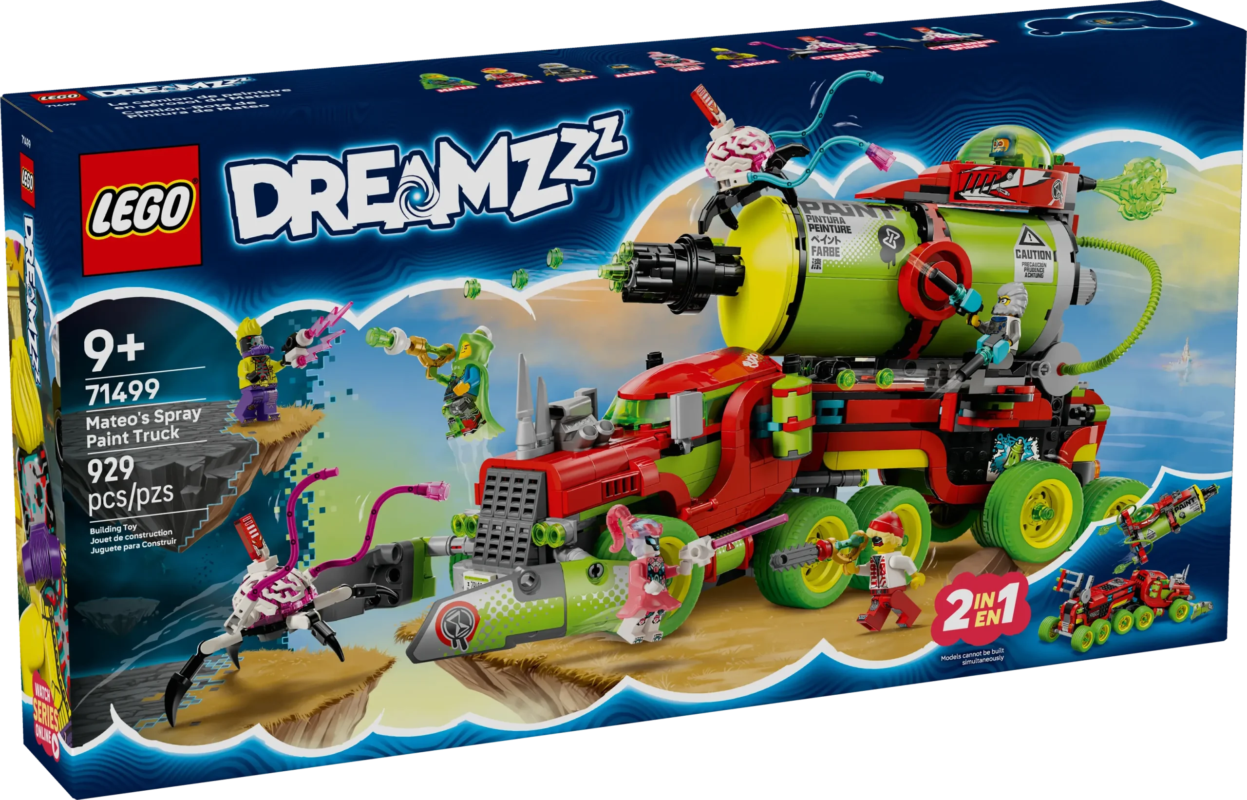 71499 LEGO® DREAMZzz™: Mateo's Spray Paint Truck