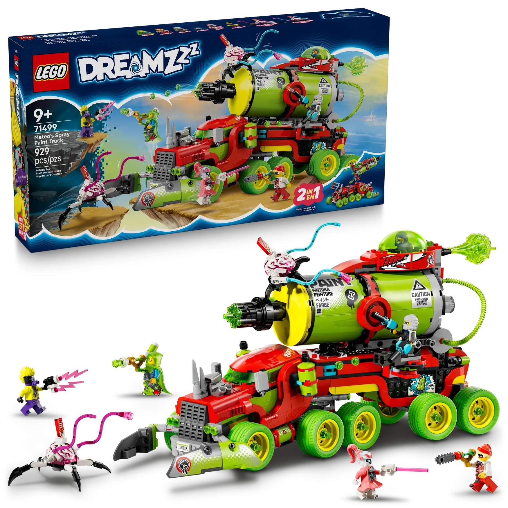 71499 LEGO® DREAMZzz™: Mateo's Spray Paint Truck - Image 2