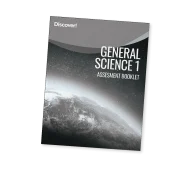 Discover! General Science 1 Assessment Booklet