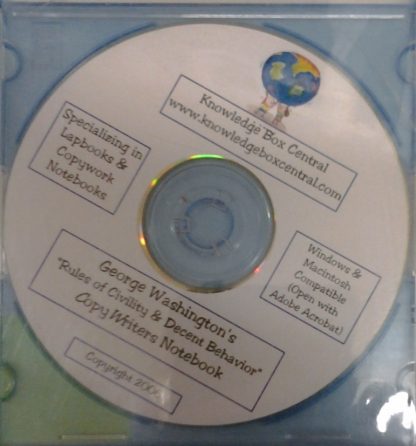 George Washington's “Rules of Civility & Decent Behavior” Copy Writers Notebook  U”””