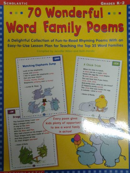 70 Wonderful Word Family Poems U