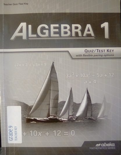 Algebra 1 Quiz/Test Key U