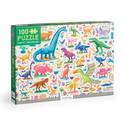 Mighty Dinosaurs 100 PC Puzzle