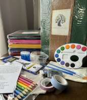 Notebooking Art Supply Bundle (Blue)