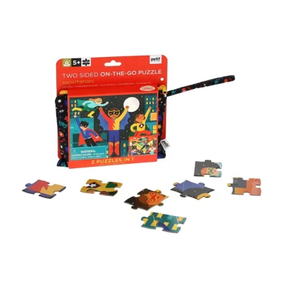 On-the-Go Puzzle: Superheroes 49 PC Puzzle
