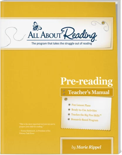 All About Reading Pre-Reading Teacher Manual