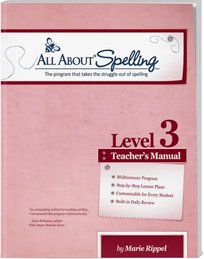 All About Spelling Level 3 Teacher Manual