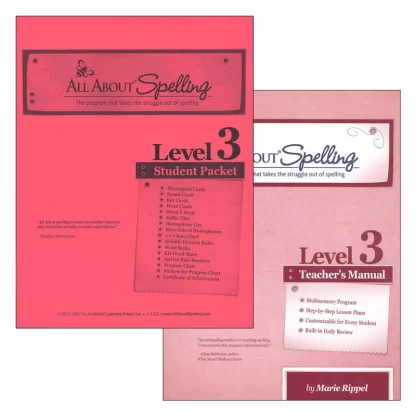 All About Spelling Level 3 (Teacher Manual & Student Packet)