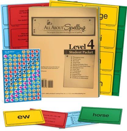 All About Spelling Level 4 Student Packet