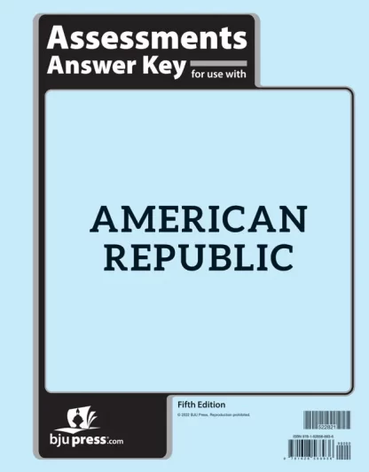 American Republic Assessments Answer Key, 5th ed.