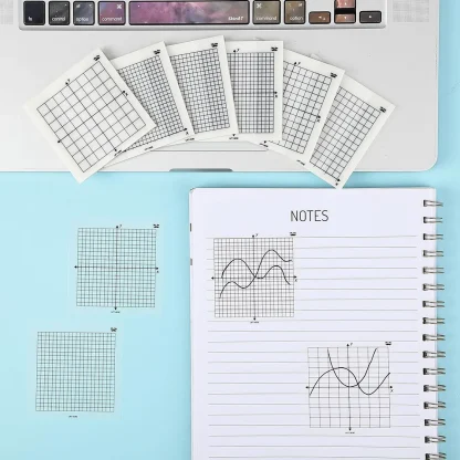Mr. Pen Transparent Multi-Style Graph Sticky Notes