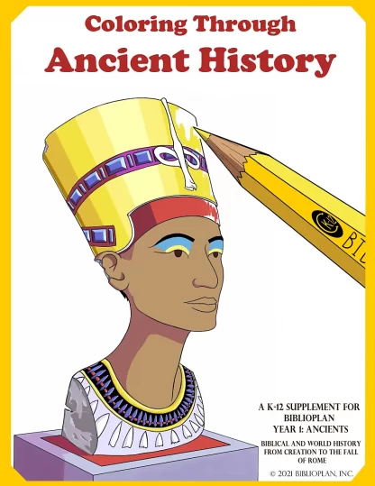 Coloring Through Ancient History (Coloring Book)