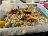 Construction Sensory Bin