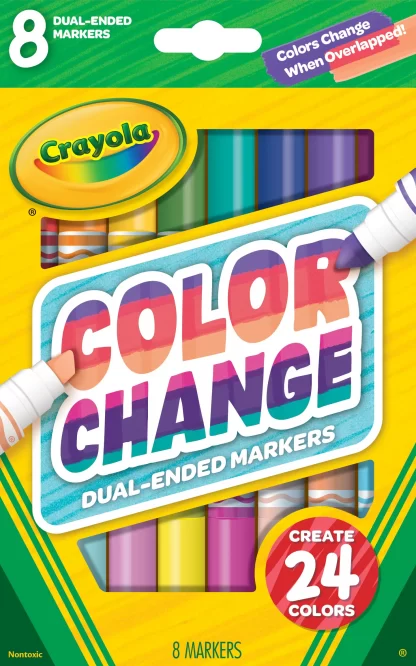 Crayola Color Change Dual-Ended Markers (24 Colors)