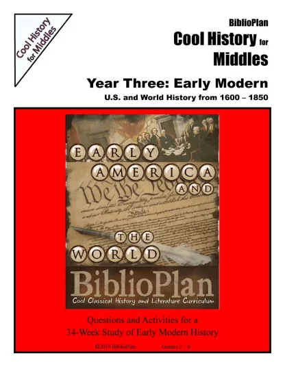 Early Modern Cool History for Middles 2nd Edition