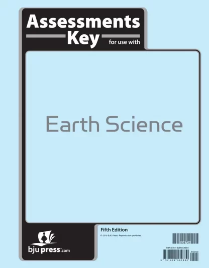 Earth Science Assessments Answer Key, 5th ed.