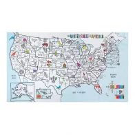 Eat Sleep Doodle: USA Map Tablecloth