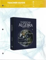 Elementary Algebra Teacher Guide