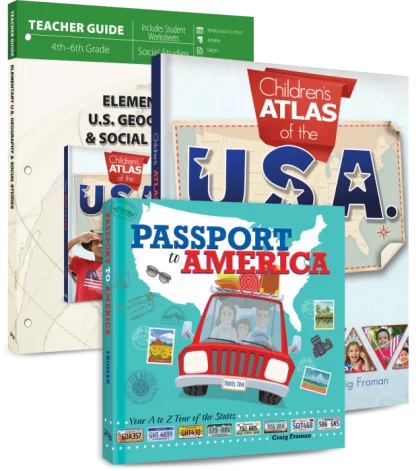 Elementary U.S. Geography & Social Studies Bundle