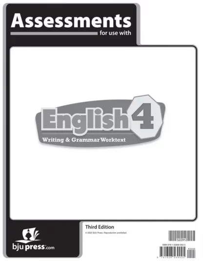 English 4 Assessments, 3rd ed.