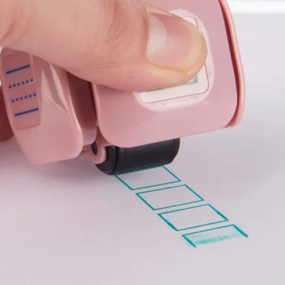 LegiLiner LegiCube Self-Inking Teacher Stamp-Math and Handwriting Lines Multi-Roller Stamp