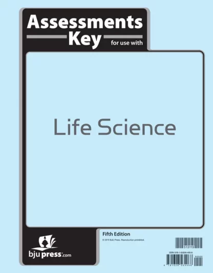 Life Science Assessments Answer Key, 5th ed.