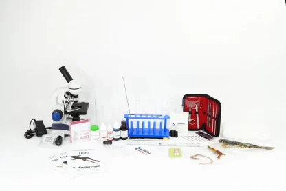 Master Books Biology Lab Kit with Slides and Microscope