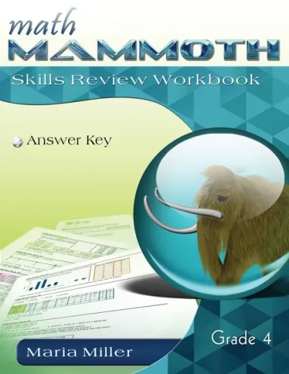 Math Mammoth Grade 4 Color Skills Review Workbook Answer Key