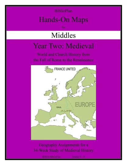 Medieval Hands-On Maps for Middles