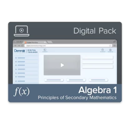 Math-U-See Algebra 1: PSM Online Instruction w/ Video