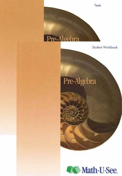 Math-U-See Pre-Algebra Student Workbook and Tests