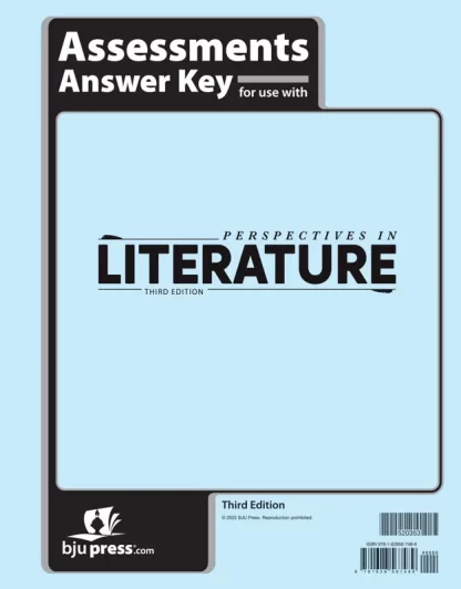 Perspectives in Literature Assessments Answer Key, 3rd ed.