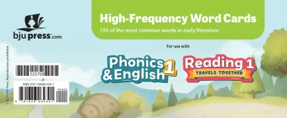 Phonics & English 1 High-Frequency Word Cards, 5th ed.