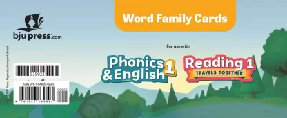 Phonics & English 1 Word Family Cards, 5th ed.