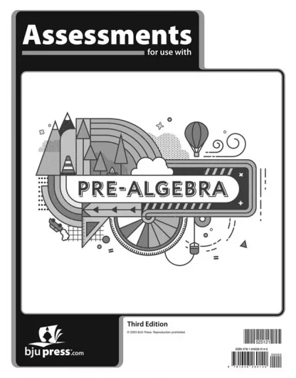 Pre-Algebra Assessments, 3rd ed.