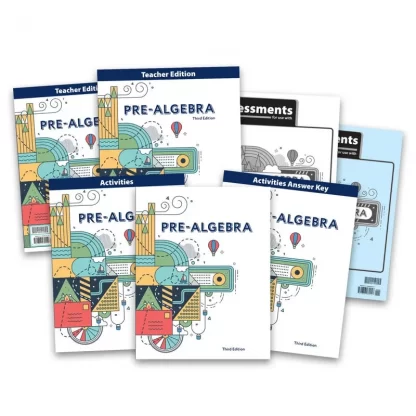 Pre-Algebra Subject Textbook Kit, 3rd ed.