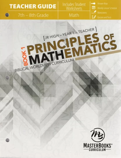 Principles of Mathematics Book 1 TG