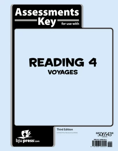 Reading 4 Assessments (Tests) Answer Key, 3rd ed.