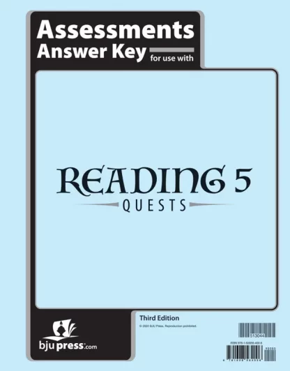 Reading 5 Assessments Answer Key, 3rd ed.