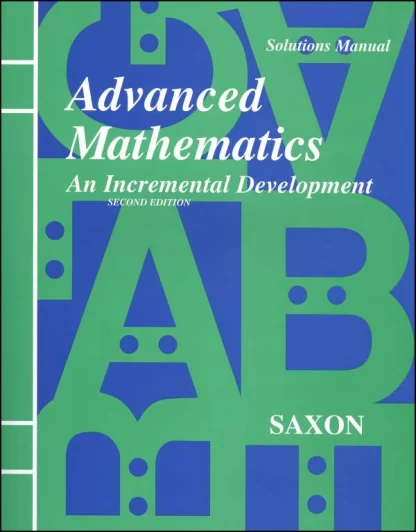 Saxon Advanced Math 2E Solution Manual