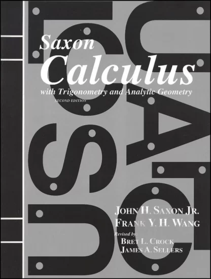 Saxon Calculus Student Text