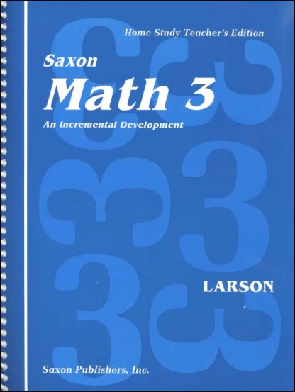 Saxon Math 3 Teacher's Edition