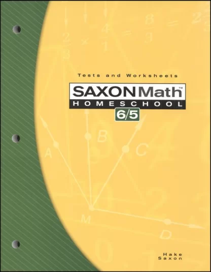 Saxon Math 6/5 Tests & Worksheets