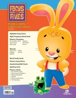 K5 Focus on Fives Phonics Charts Homeschool Packet 4E