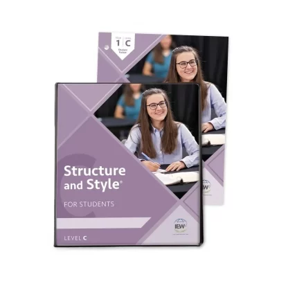 Structure and Style for Students: Year 1 Level C BINDER AND STUDENT PACKET
