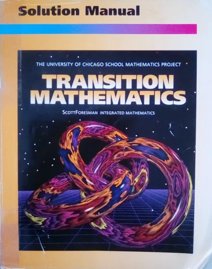 Transitional Mathematics Solution Manual U