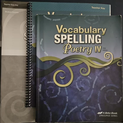 Vocabulary, Spelling, Poetry IV Complete Set
