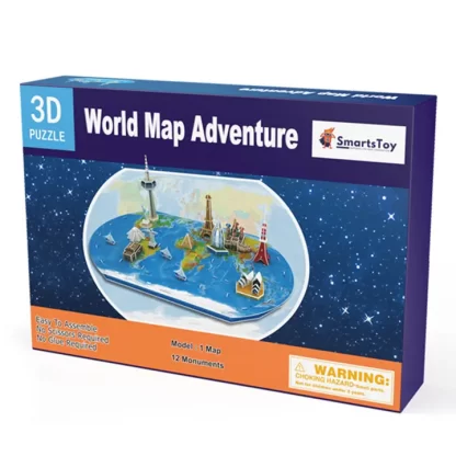 World Map 3D Puzzle